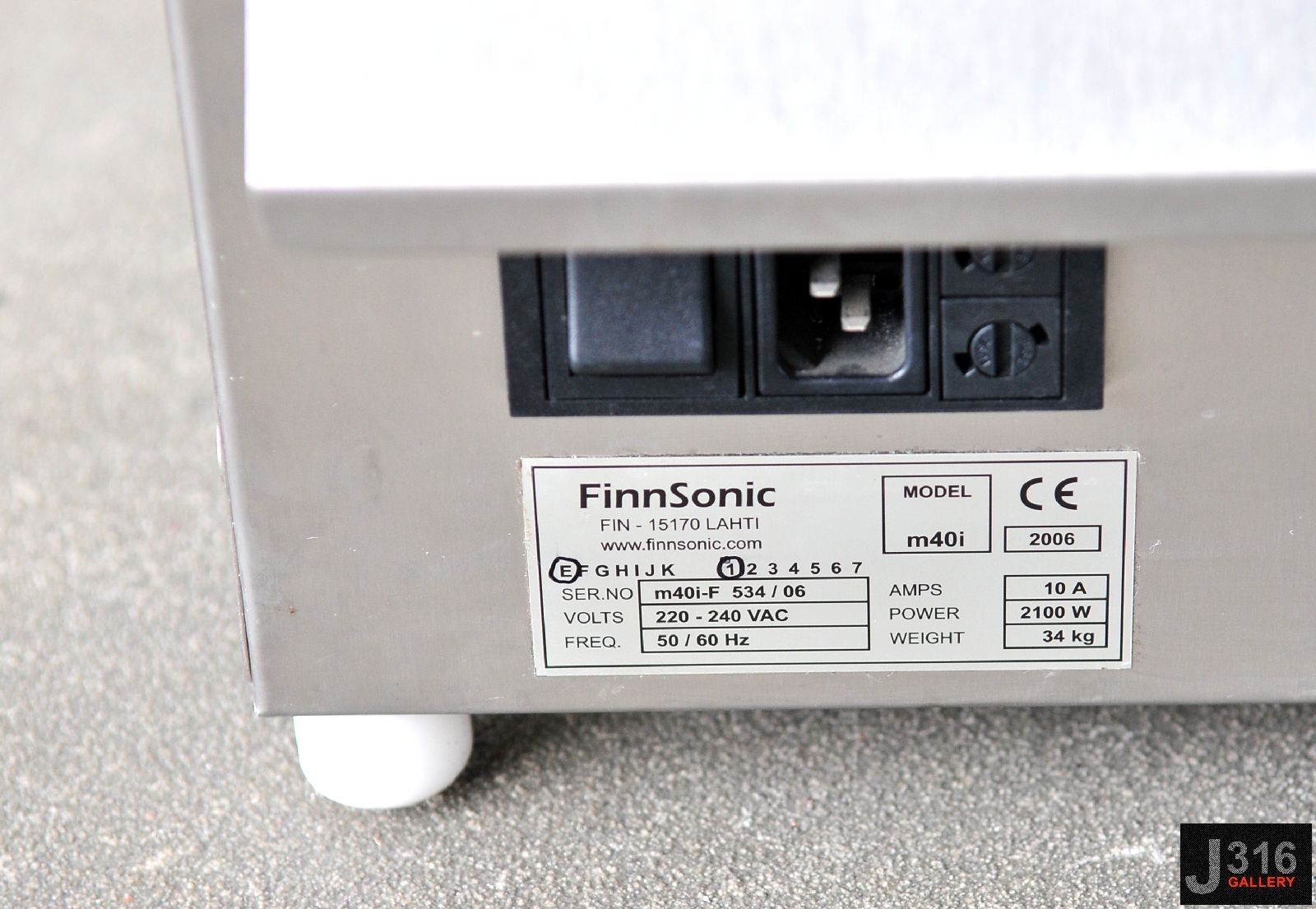 2407 FINNSONIC HEATED ULTRASONIC CLEANER 420 x 225 x 225MM M40I | eBay